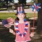 30 Pcs 4th of July Patriotic Themed Paper Fans, American Flag Star and Stripe Folding Fans, Independence Day Red White Blue Handheld Fans for Summer Memorial Day Party Decor Supplies
